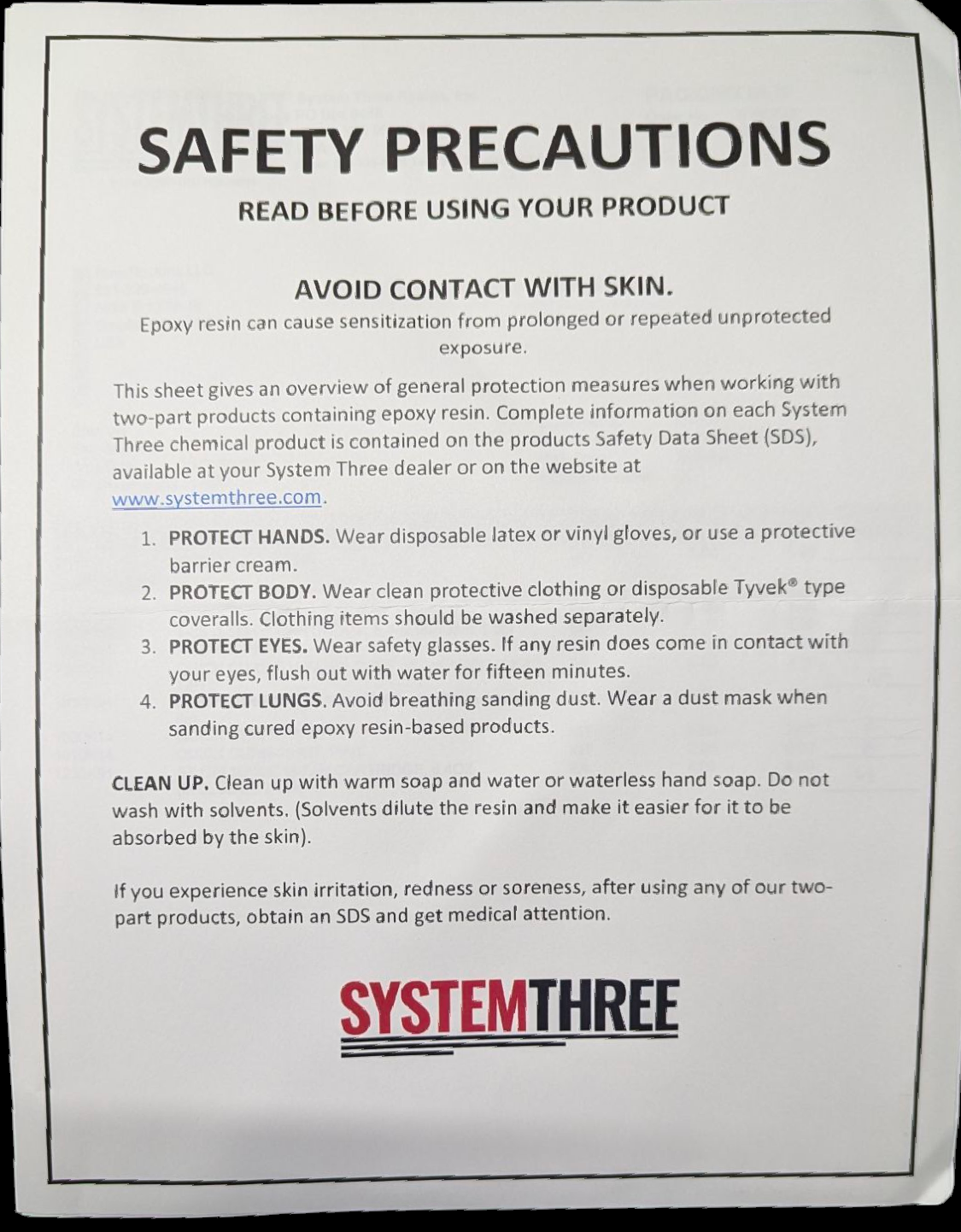 System Three Resin Epoxies