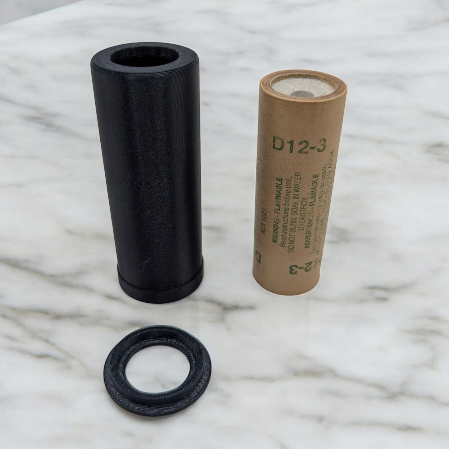 Carbon Fiber PETG 29mm to 24mm Adapter